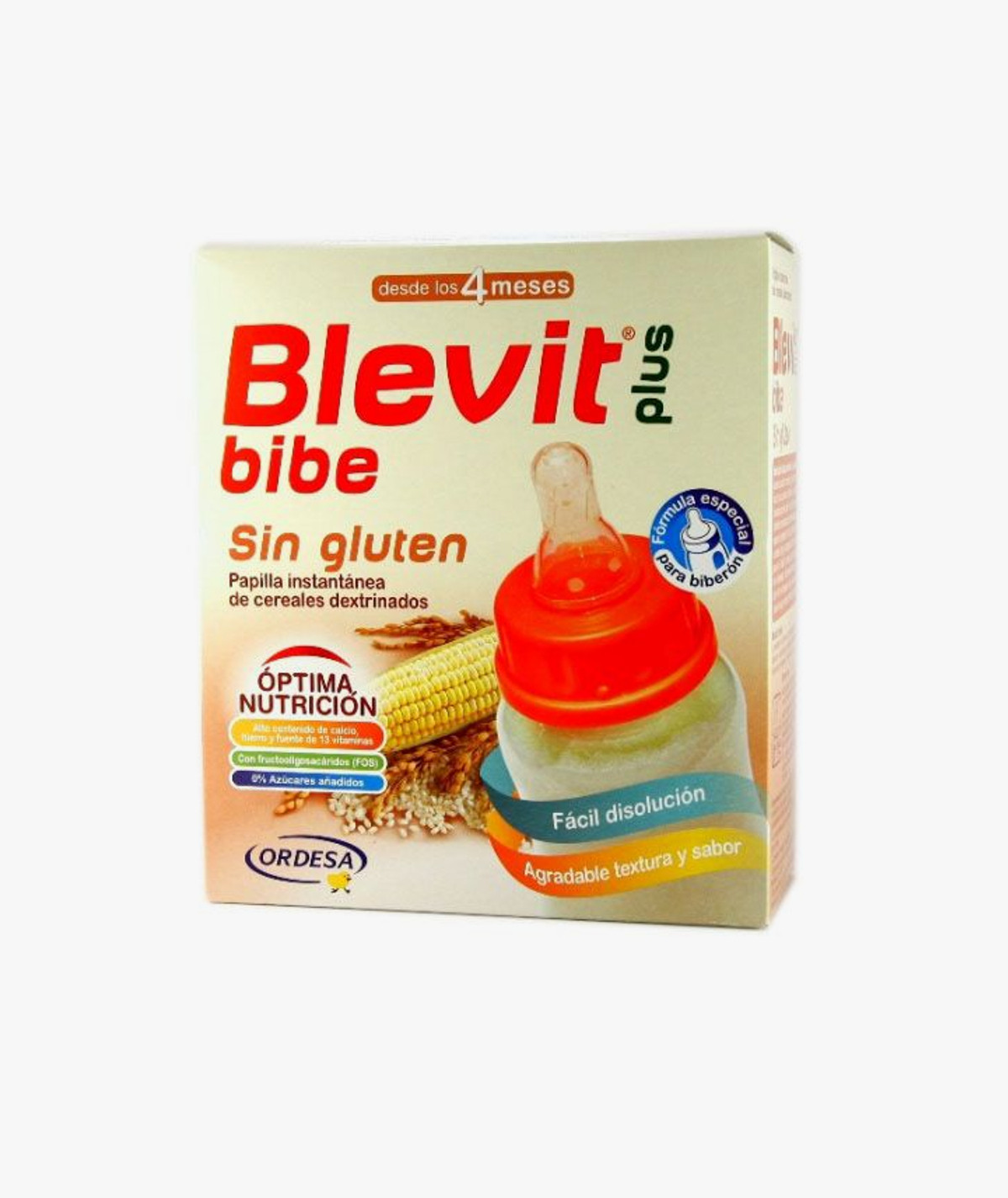 Blevit Plus Bibe Sin Gluten - Papilla de Cereales para Bebé Sin